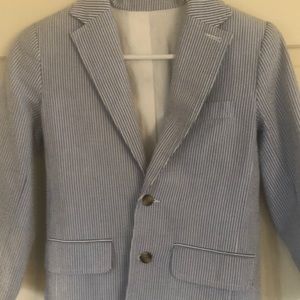 Talbots Boys Seersucker blazer